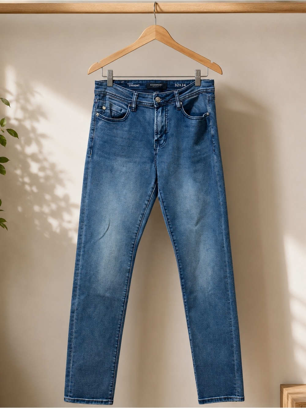 Liverpool Los Angeles Modern Straight Jeans 32x34 Stretch Medium Wash